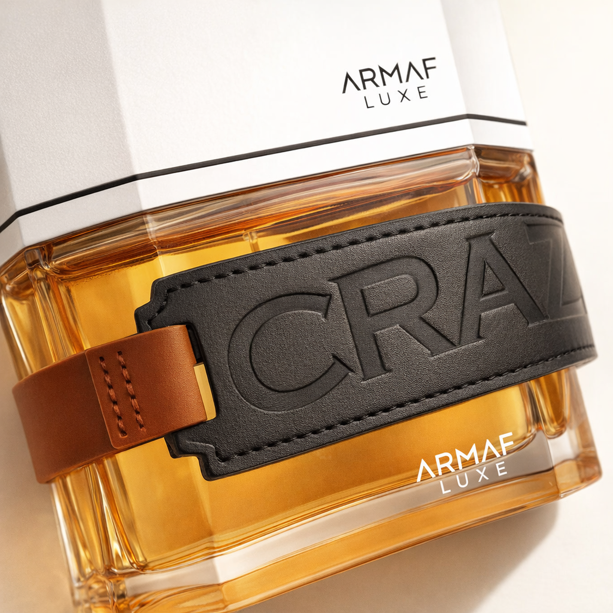 Armaf Craze EDP for Men macro label detail gallery showcase