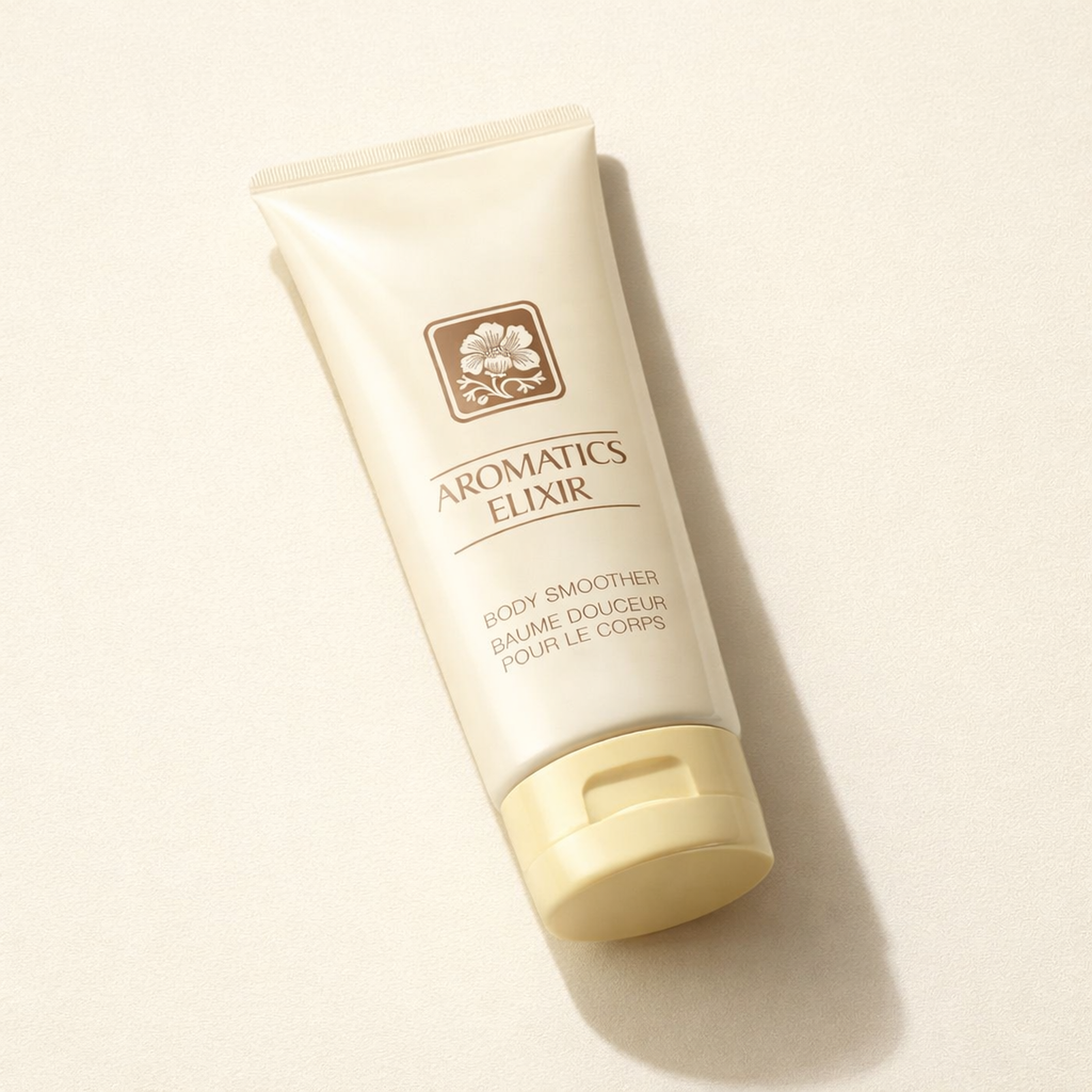 Clinique Aromatics Elixir Body Lotion angled still-life gallery showcase