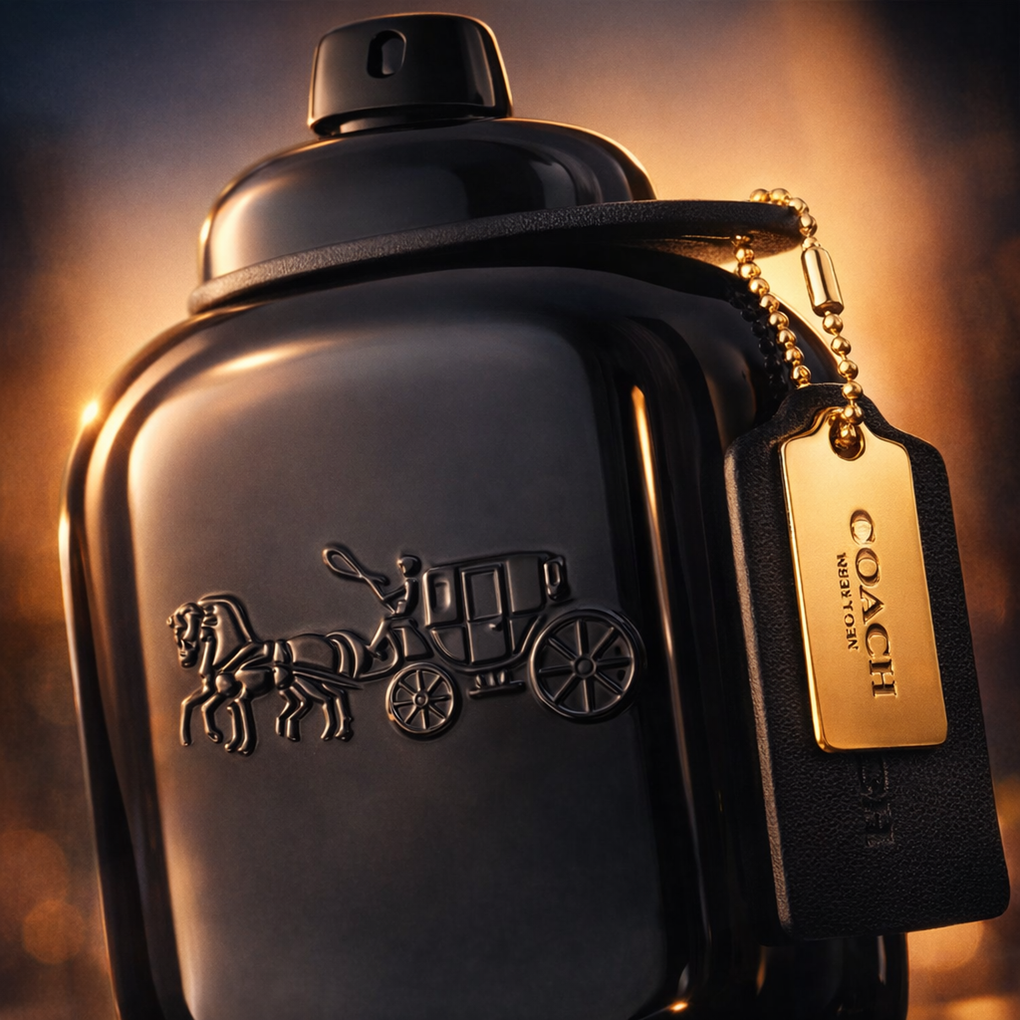 Coach For Men EDP macro label detail gallery showcase