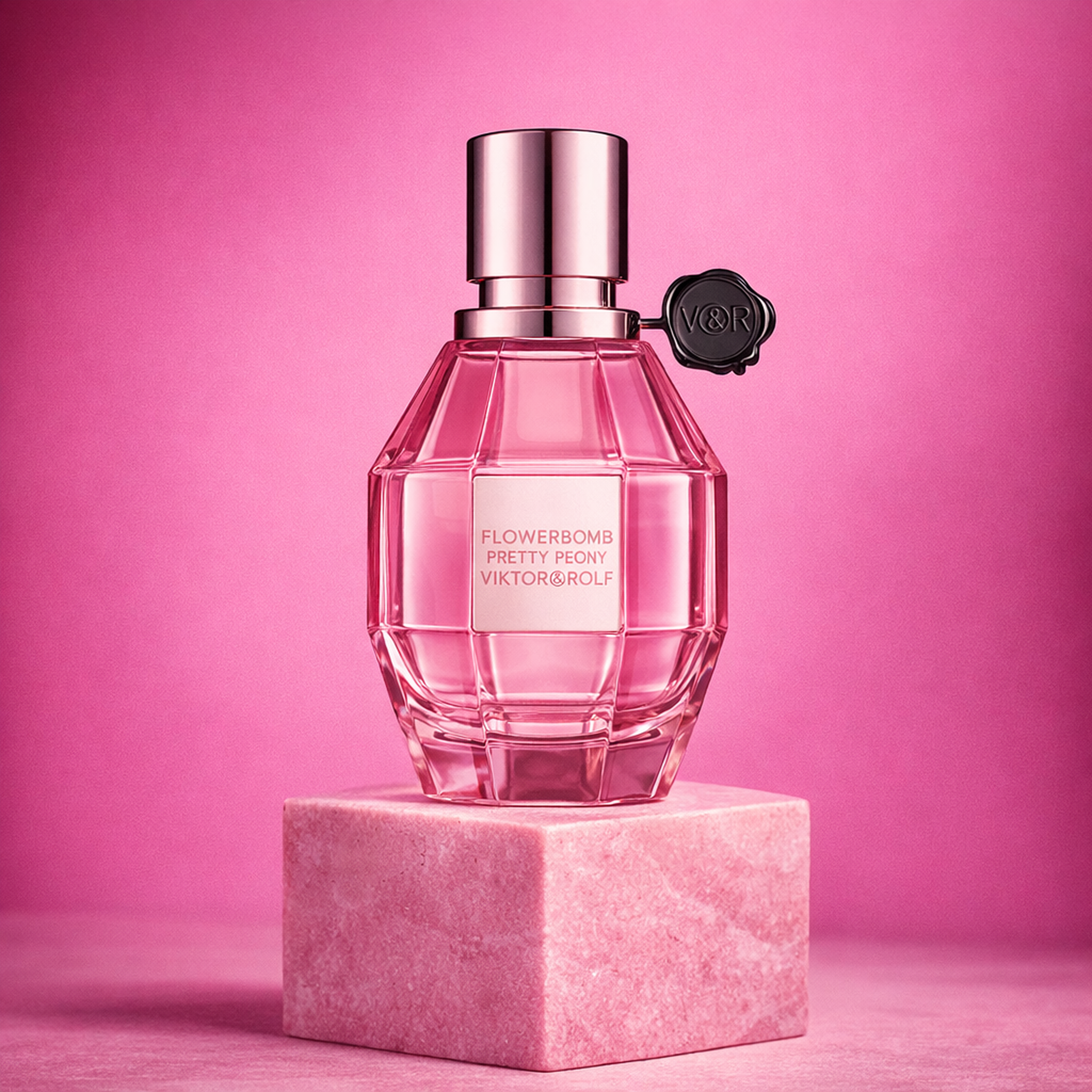 Viktor & Rolf Flowerbomb Pretty Peony EDP For Women upright pedestal gallery showcase