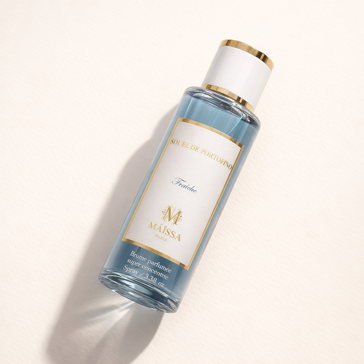 Maissa Soleil de Portofino Fraiche Body Mist angled still-life gallery showcase