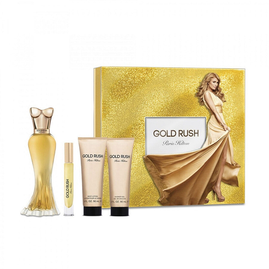 Paris Hilton Gold Rush EDP Body Lotion Gift Set for Women | My Perfume Shop