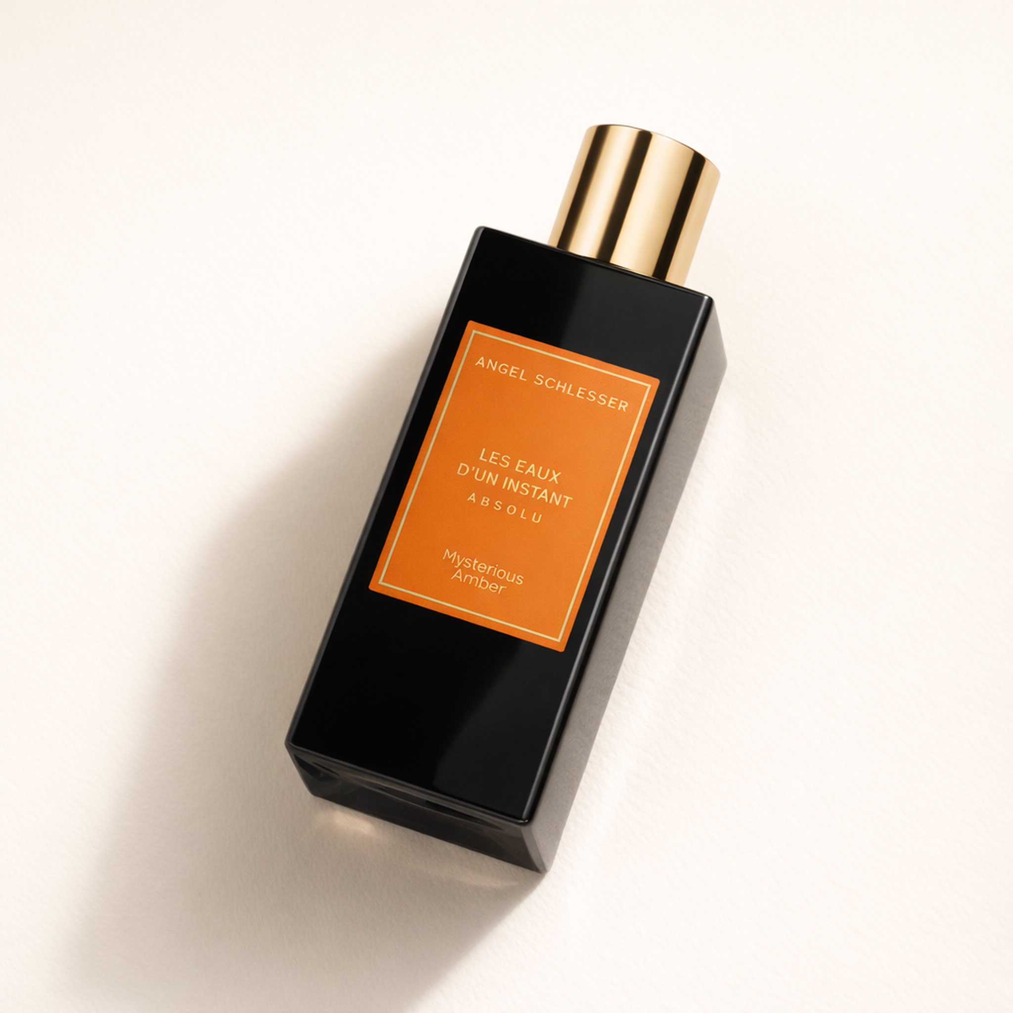Angel Schlesser les Eaux D'un Instant Absolu Mysterious Amber EDP angled still-life gallery showcase
