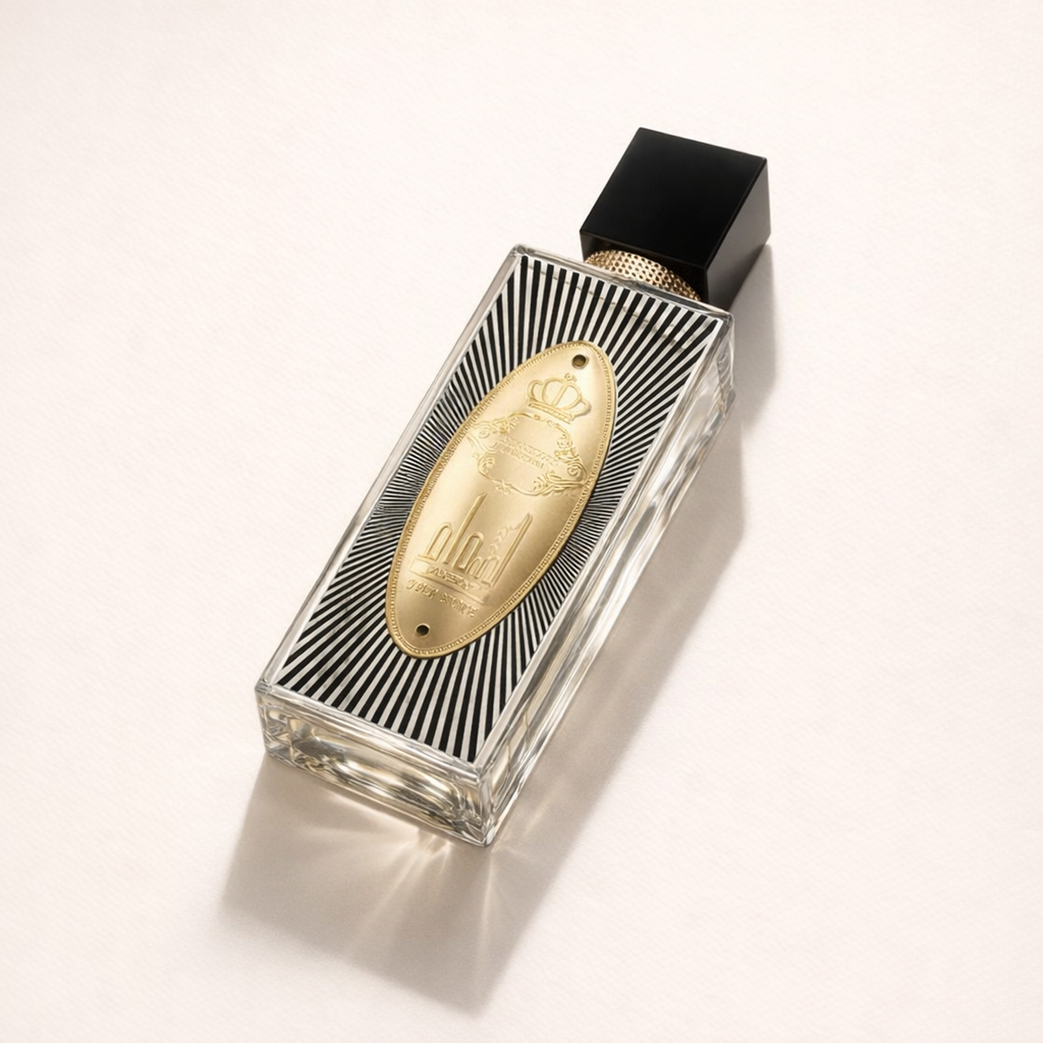 Arabiyat Prestige Ash'aa Oud Noir EDP angled still-life gallery showcase