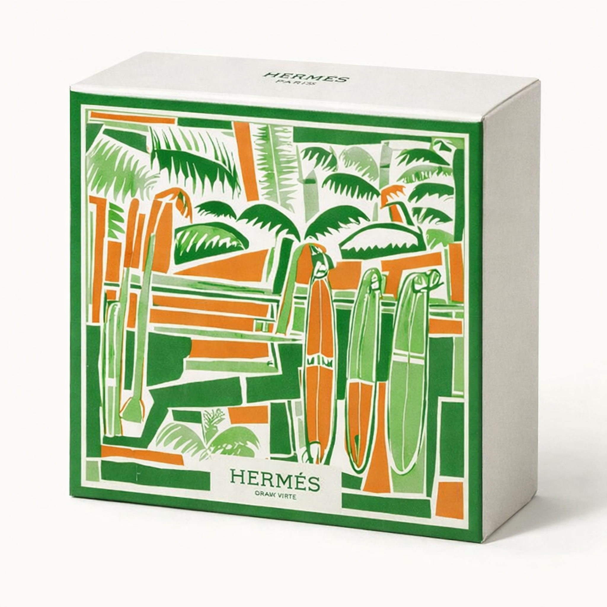 Hermès Eau d'Orange Verte Gift Set gift set packaging gift set gallery image