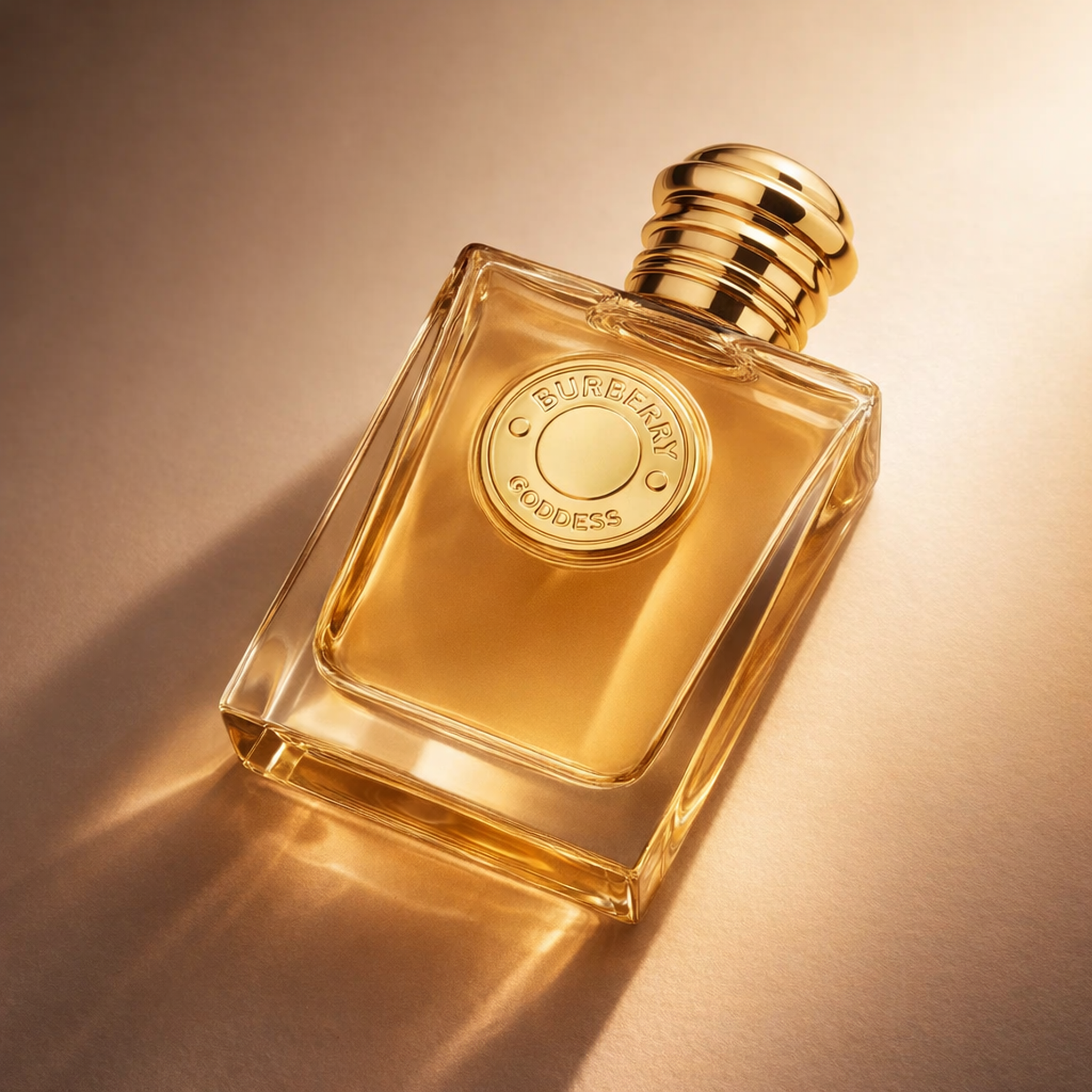Burberry Goddess Parfum For Women angled still-life gallery showcase
