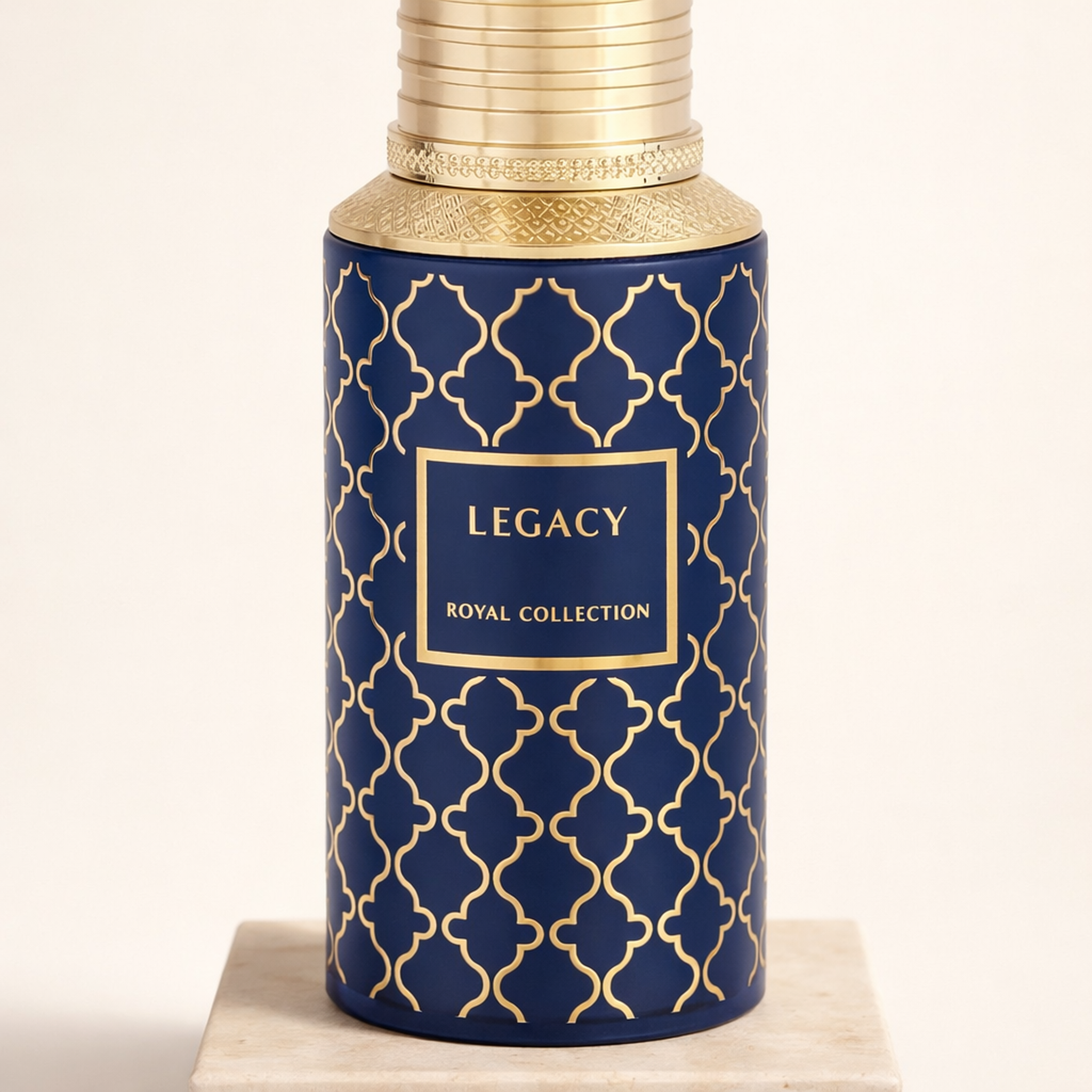 Maison Asrar R.C. Legacy EDP upright pedestal gallery showcase
