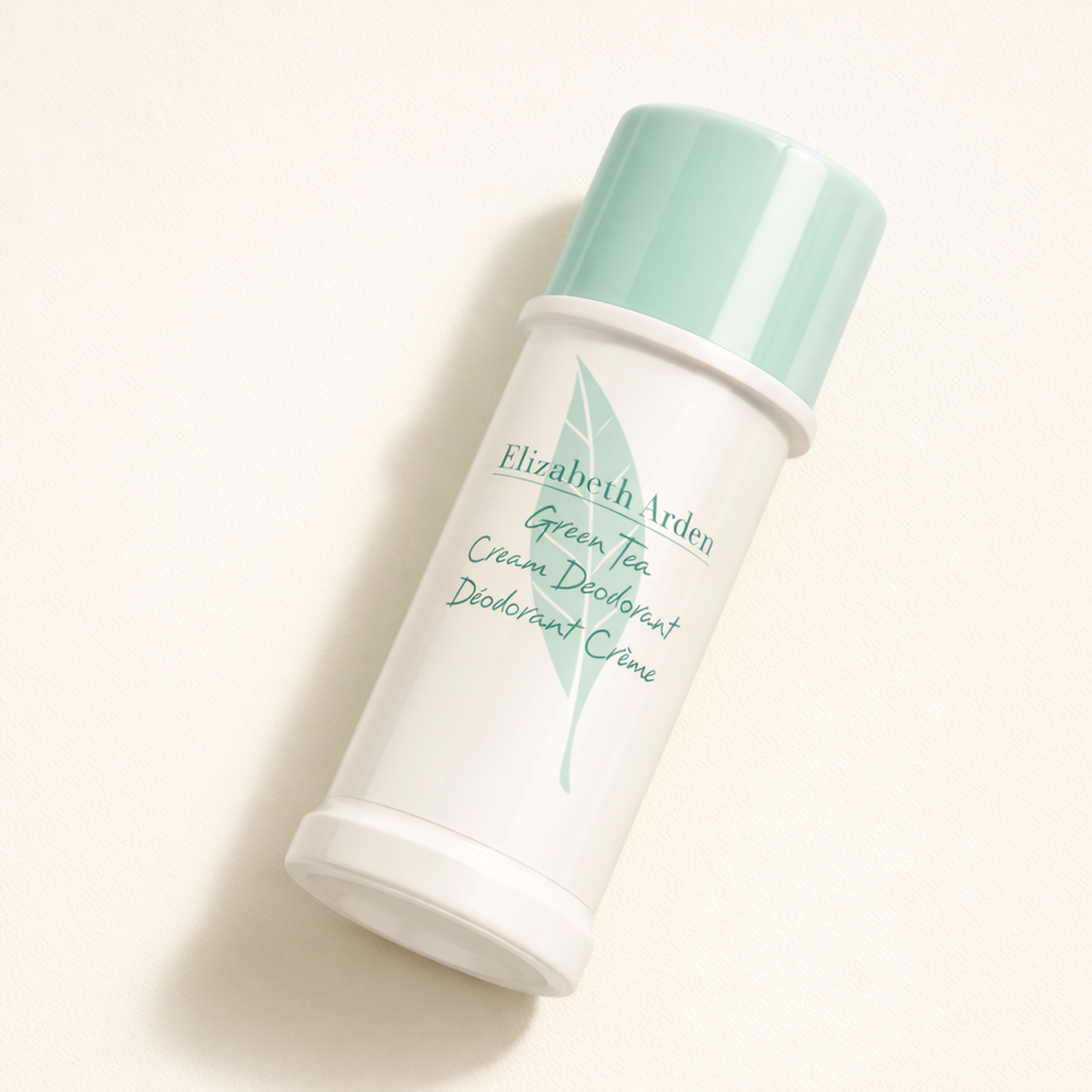 Elizabeth Arden Green Tea Deodorant Cream angled still-life gallery showcase