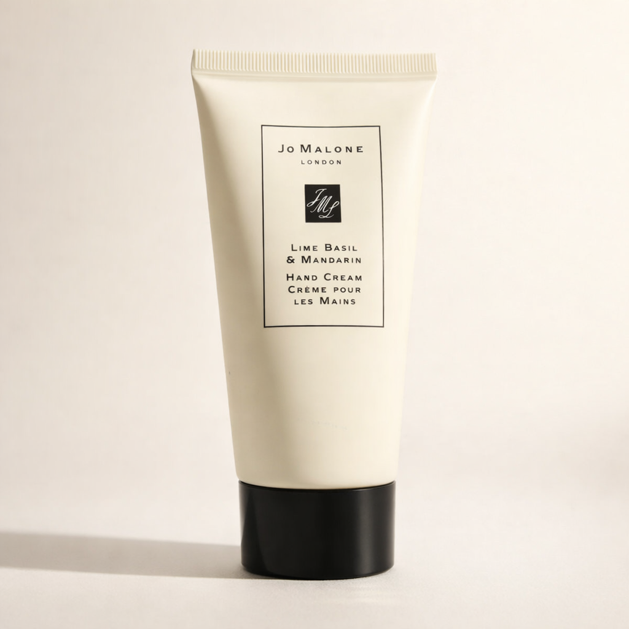 Jo Malone Lime Basil & Mandarin Hand Cream low three-quarter hero gallery showcase