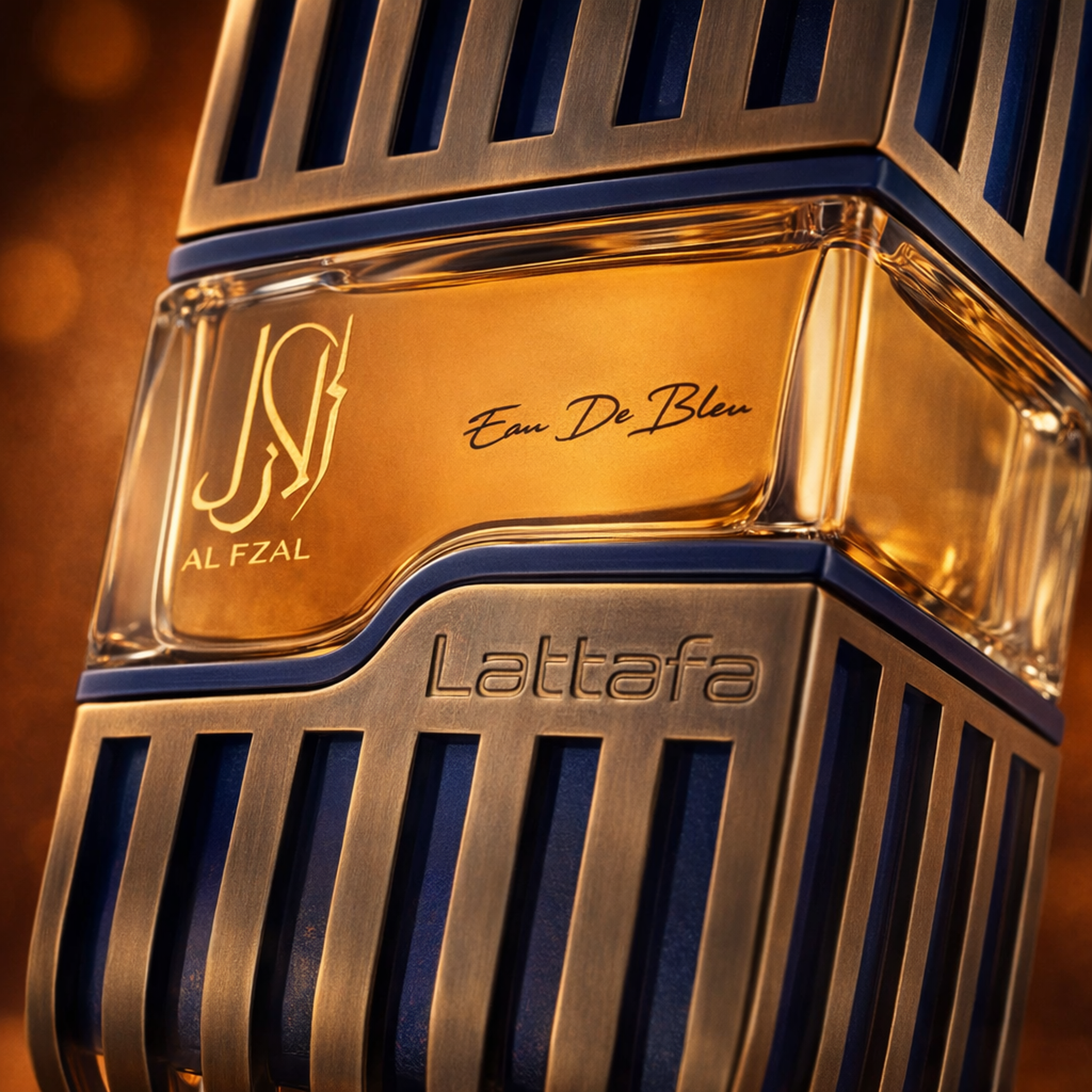 Lattafa Al Azal EDP macro label detail gallery showcase