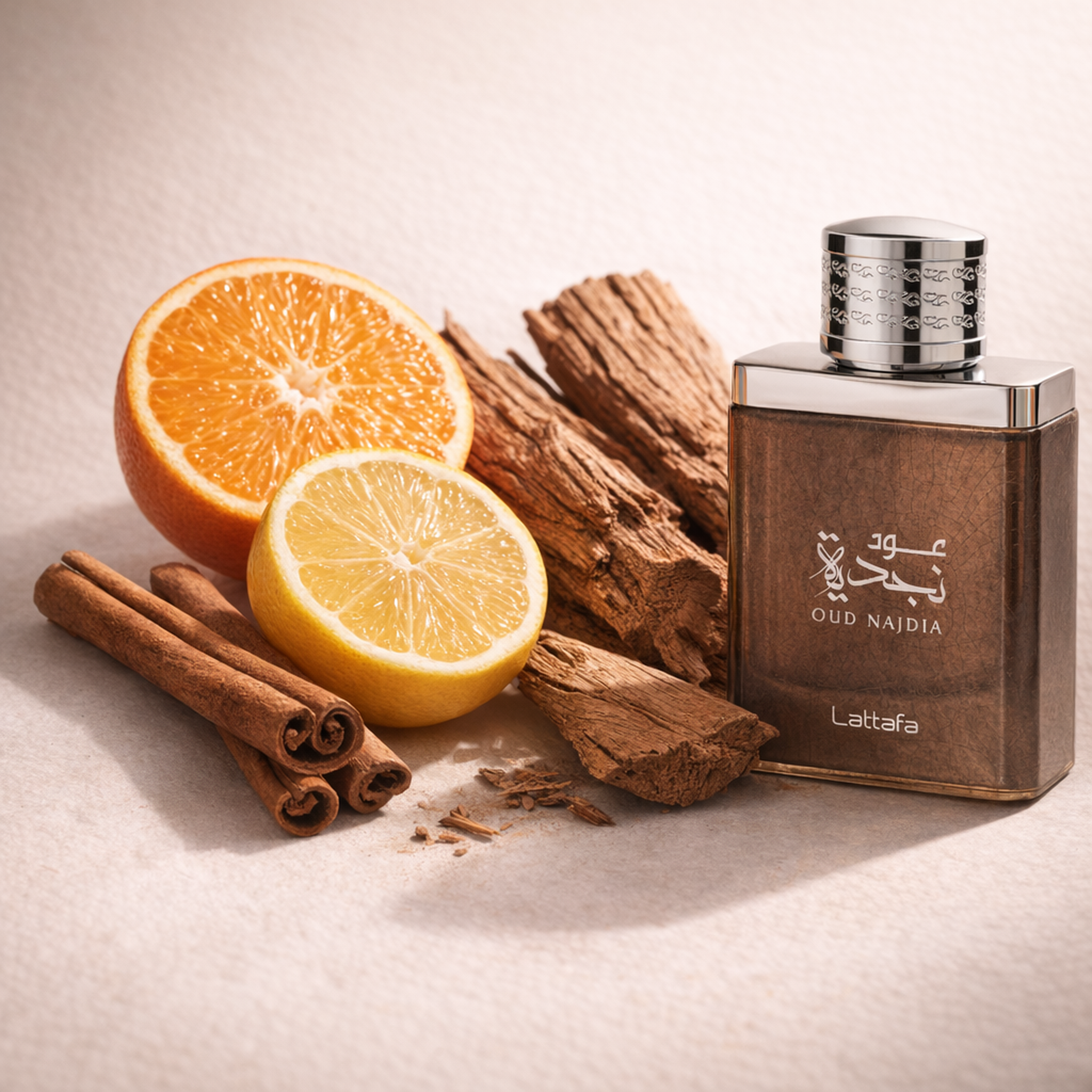 Lattafa Oud Najdia EDP fragrance notes image