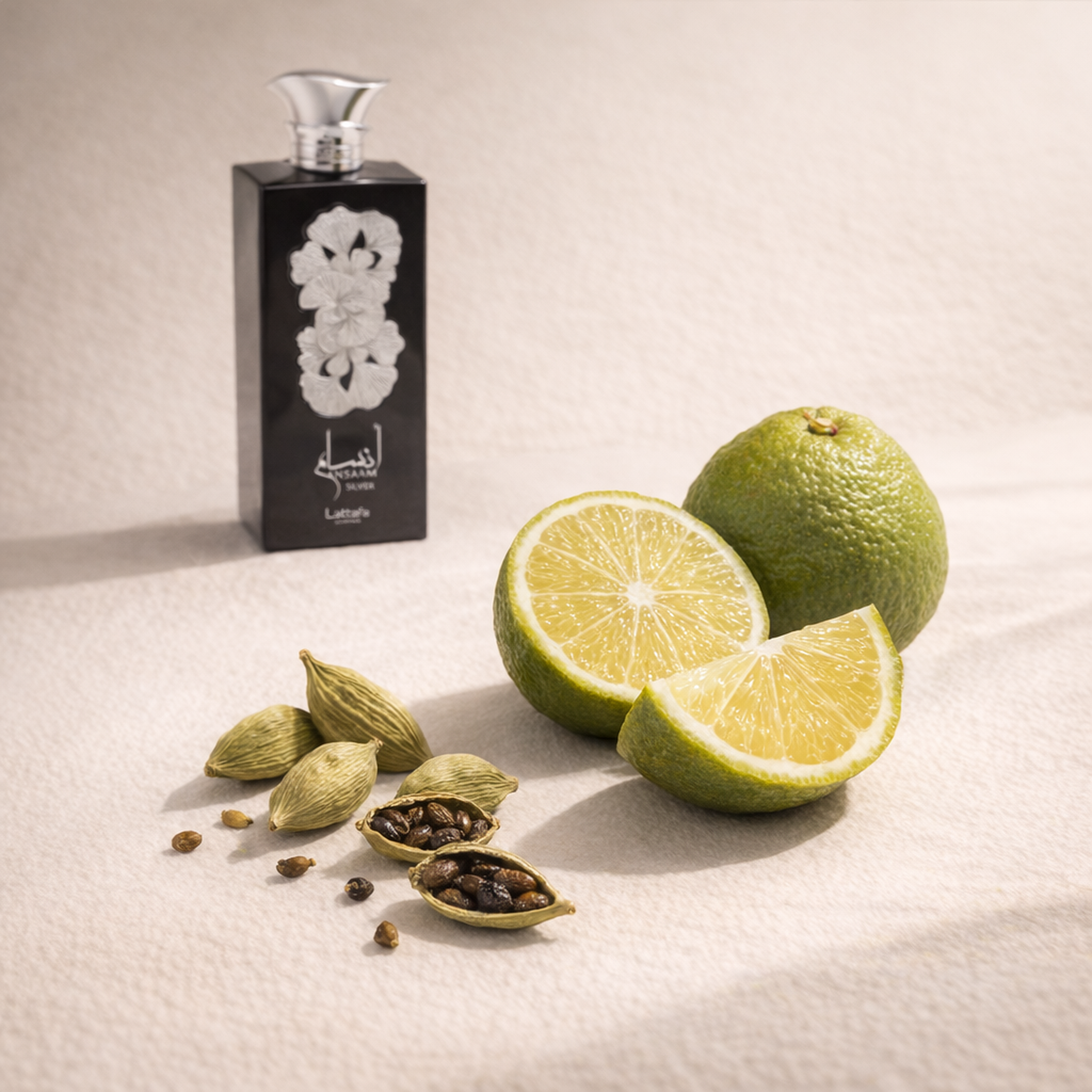 Lattafa Pride Ansaam Silver EDP For Men fragrance notes image