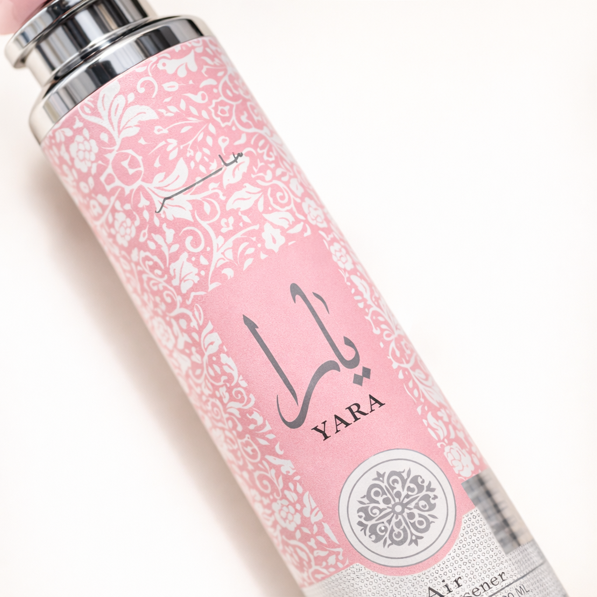 Lattafa Yara Air Freshener macro label detail gallery showcase