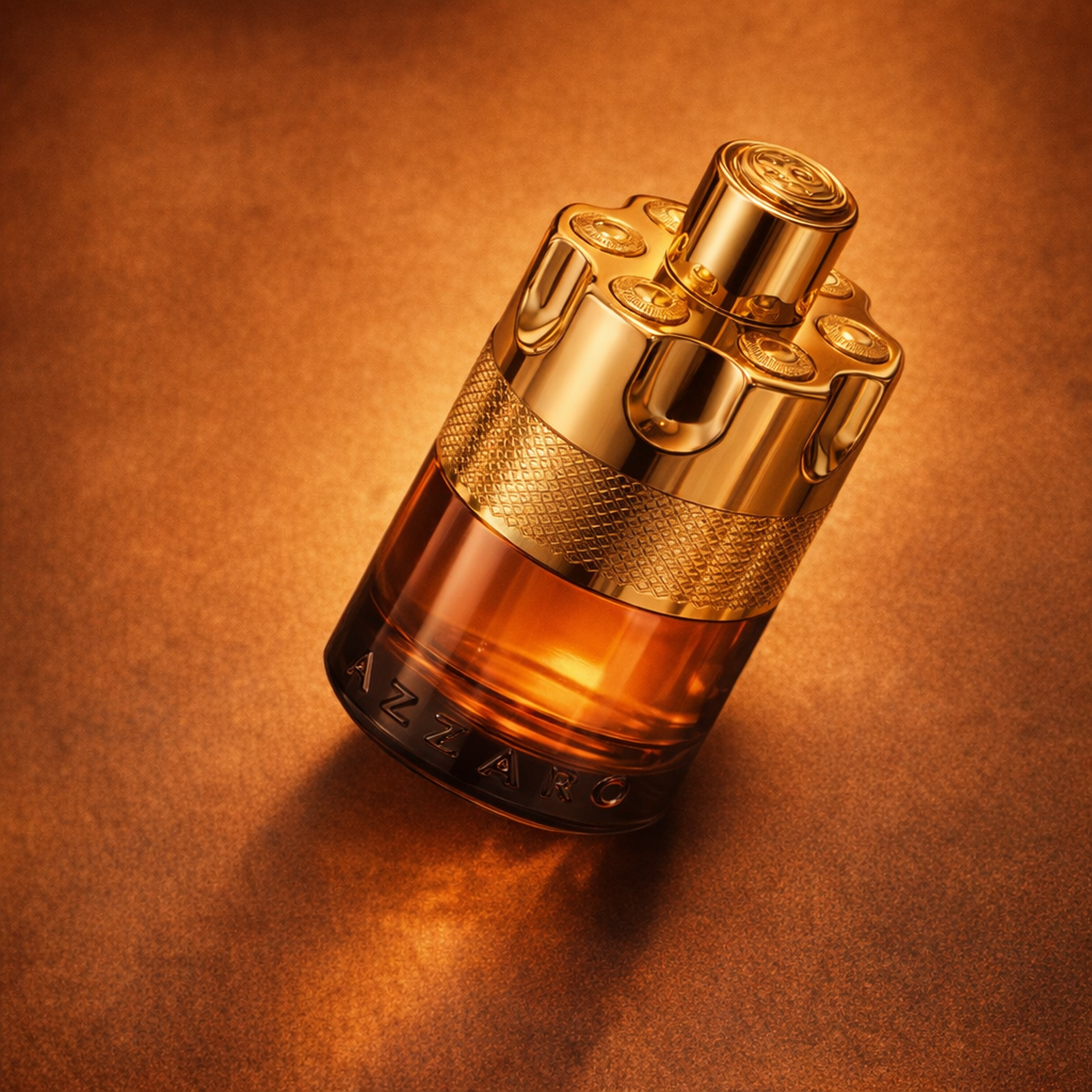 Azzaro Forever Wanted Elixir Parfum For Men angled still-life gallery showcase