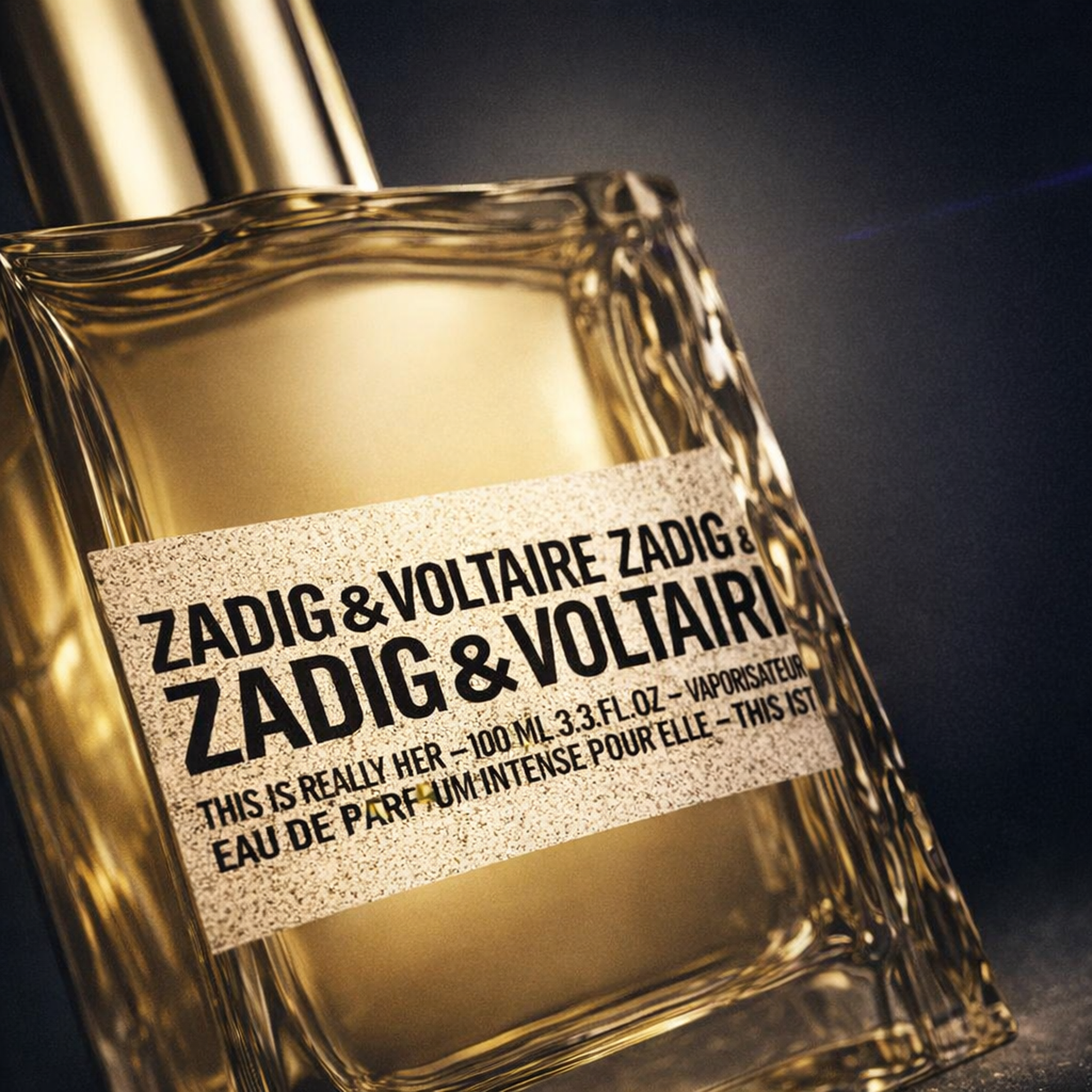 Zadig & Voltaire This Is Really Her! EDP Intense macro label detail gallery showcase